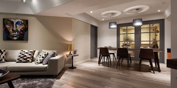 Lighting-plays-a-major-role-in-shaping-the-ambiance-of-the-renovated-Taipei-apartment